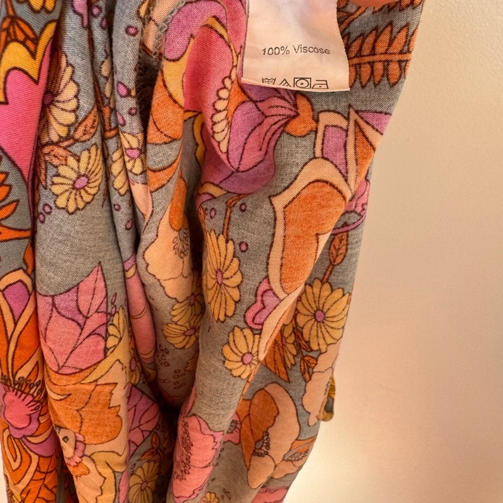 RusttyDustty Summer Boho Floral Dress Women’s 2XL 100% Vicose EUC - Picture 5 of 11